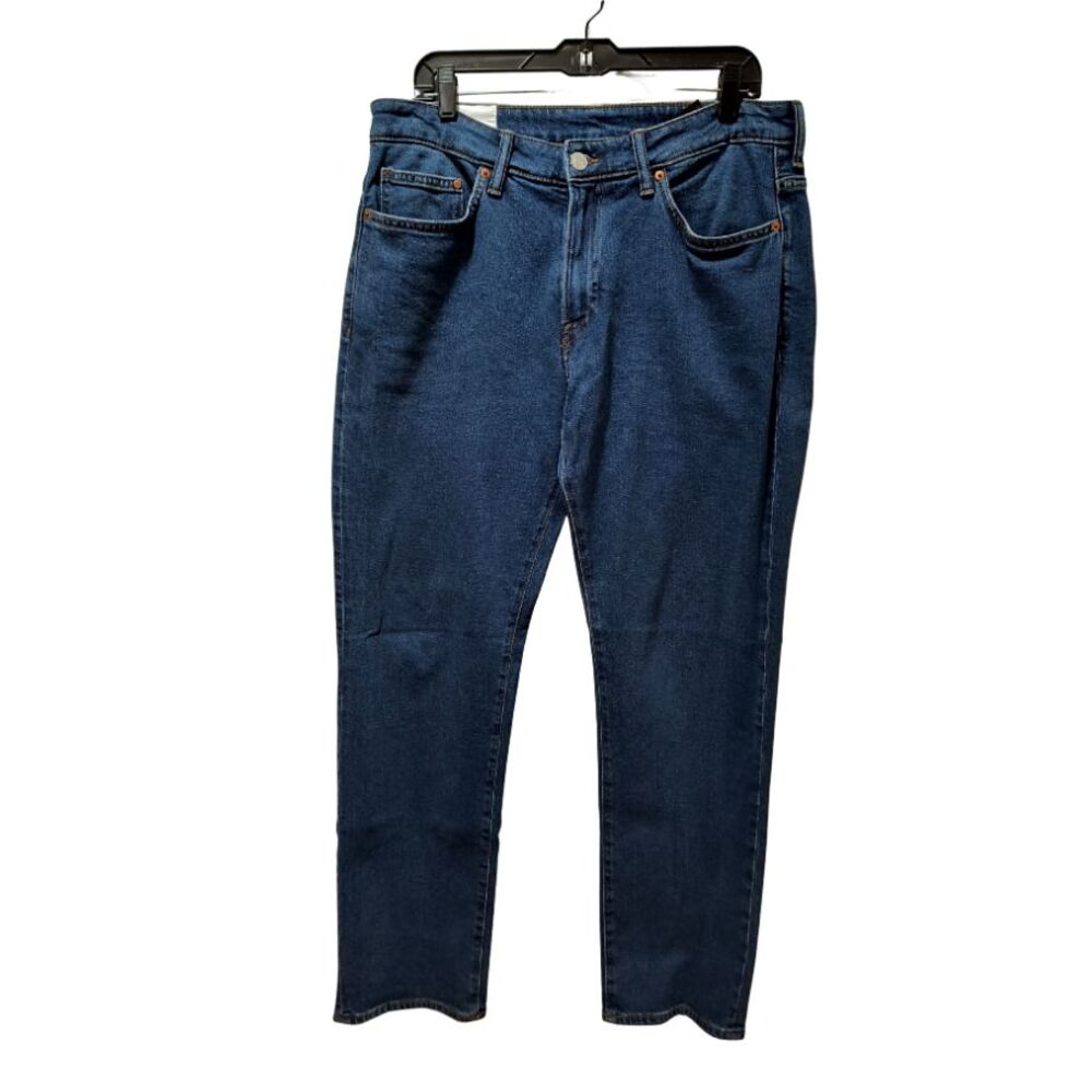 H&M Jeans Men’s 33x32 Regular Fit Coupe Standard Blue Straight Stretch Denim